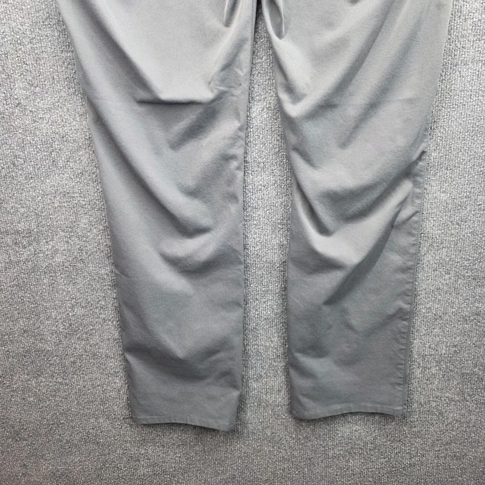 Peter Millar Crown Sport Mens Iron Grey Performance 5-Pocket Pants 38x32